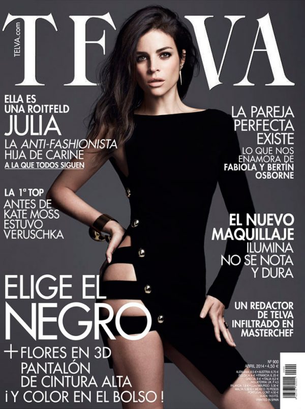 Julia Restoin Roitfeld for Telva Magazine by Max Abadian