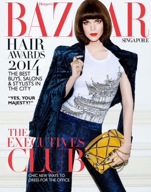 Meghan Collison for Harper's Bazaar Singapore by Yu Tsai