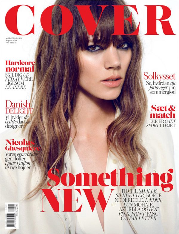 Freja Beha Erichsen for Cover August 2014