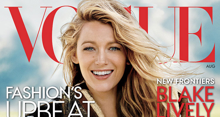 Blake Lively for American Vogue by Mario Testino