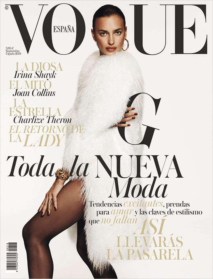 Irina Shayk for Vogue Spain September 2014