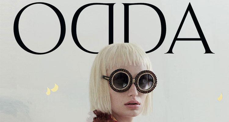 Stephanie Hall in Prada for ODDA Magazine