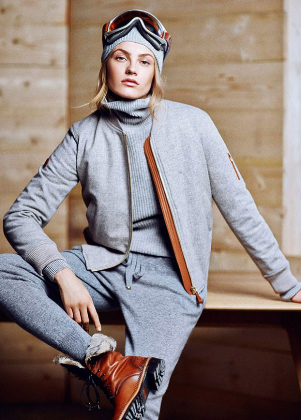 Anna Jagodzinska for Massimo Dutti Apres Ski Fall Winter 2014