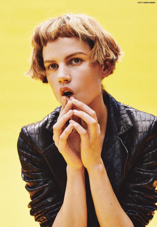 Saskia De Brauw by Ryan McGinley for V Magazine