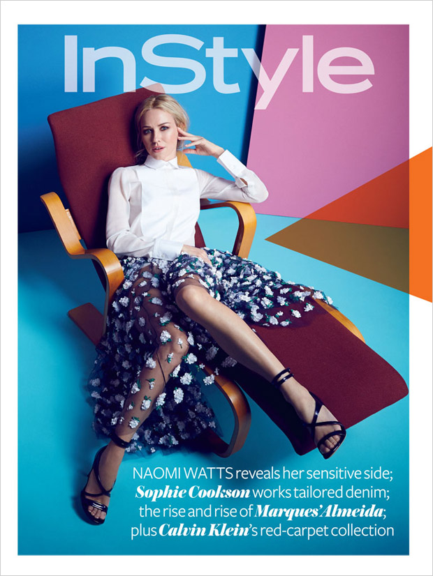 Naomi Watts for InStyle UK by Max Abadian