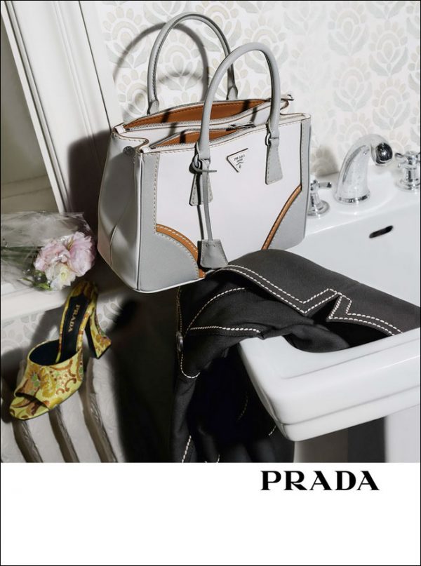 Gemma Ward, Ine Neefs and Julia Nobis for PRADA Spring Images