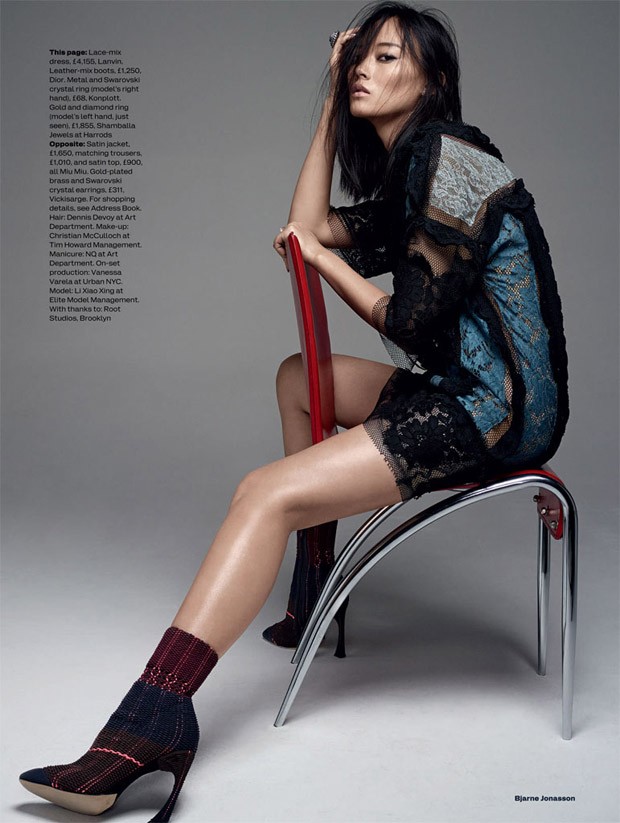 Li Xiao Xing by Bjarne Jonasson for Elle UK