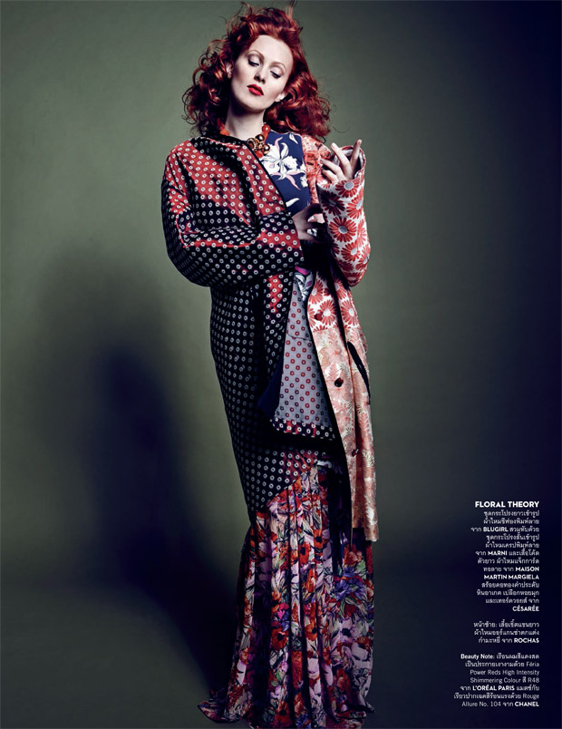 Karen Elson for Vogue Thailand by Marcin Tyszka