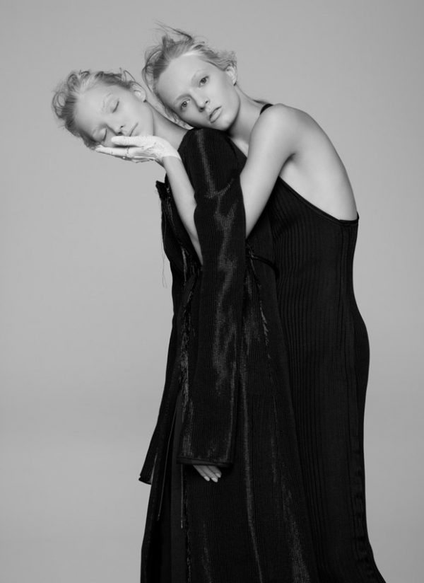 Daria Strokous and Sasha Luss for V Magazine