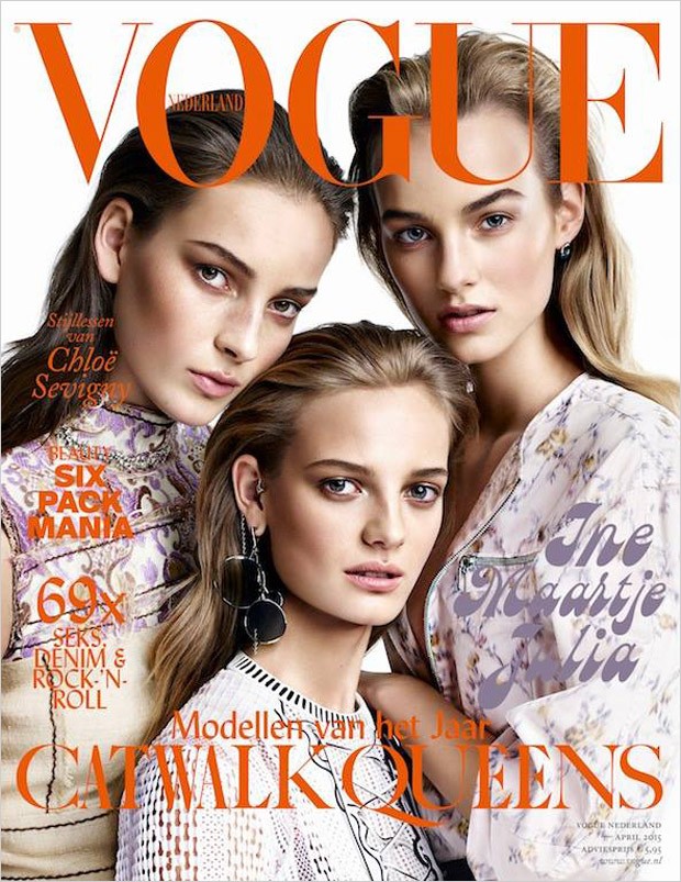 Ine Neefs, Julia Bergshoeff & Maartje Verhoef for Vogue Netherlands