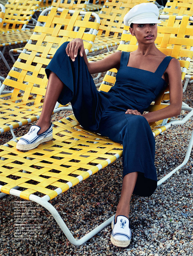 Jasmine Tookes for ELLE UK by Bjarne Jonasson