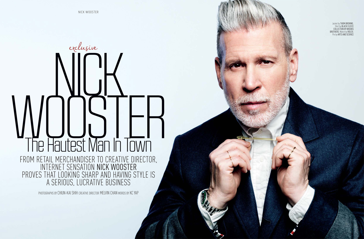 EXCLUSIVE: Nick Wooster For August Man Malaysia