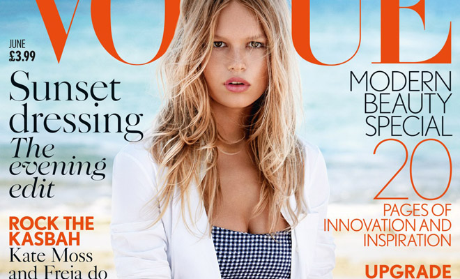 Anna Ewers Covers Vogue UK June 2015