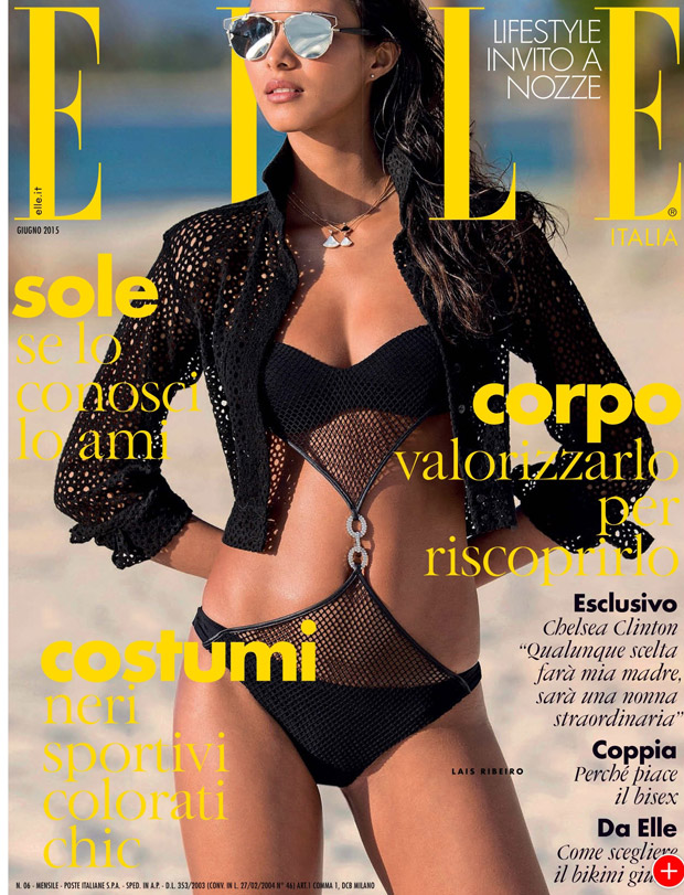 Lais Ribeiro for Elle Italia by Hans Feurer