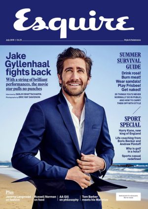 Jake Gyllenhaal for Esquire UK by Simon Robins