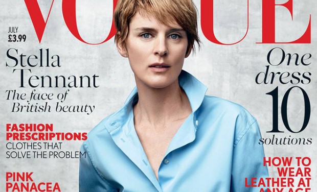 Stella Tennant Covers Vogue UK July 2015