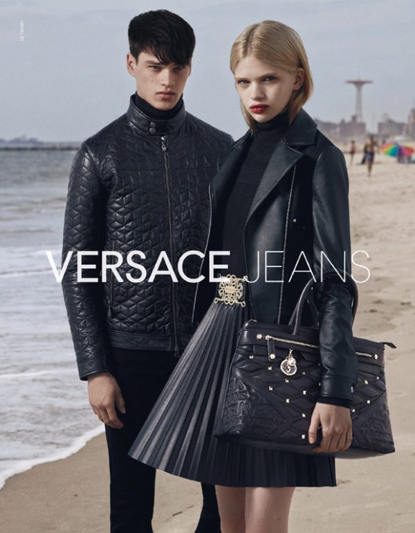 Stella Lucia & Filip Hrivnak for Versace Jeans FW15