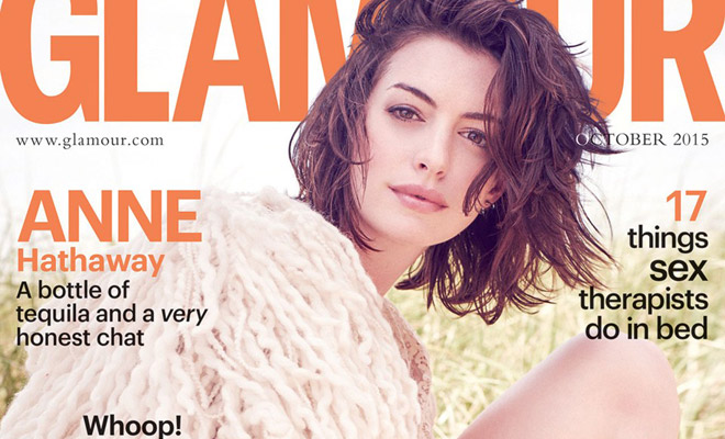 Anne Hathaway for Glamour UK by Jem Mitchell