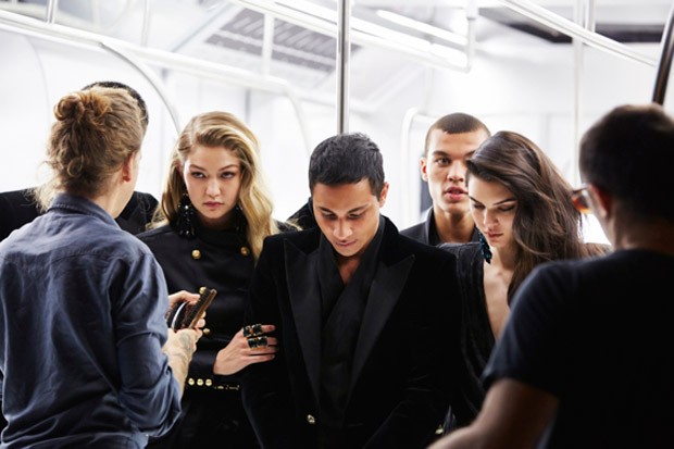 BEHIND THE SCENES at BALMAIN for H&M Campaign Shoot