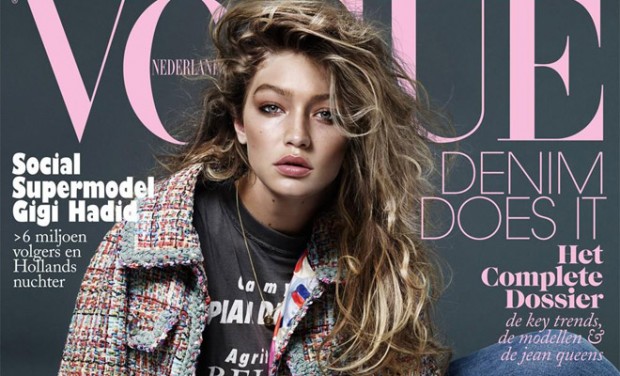 Gigi Hadid Covers Vogue Netherlands November 2015 
