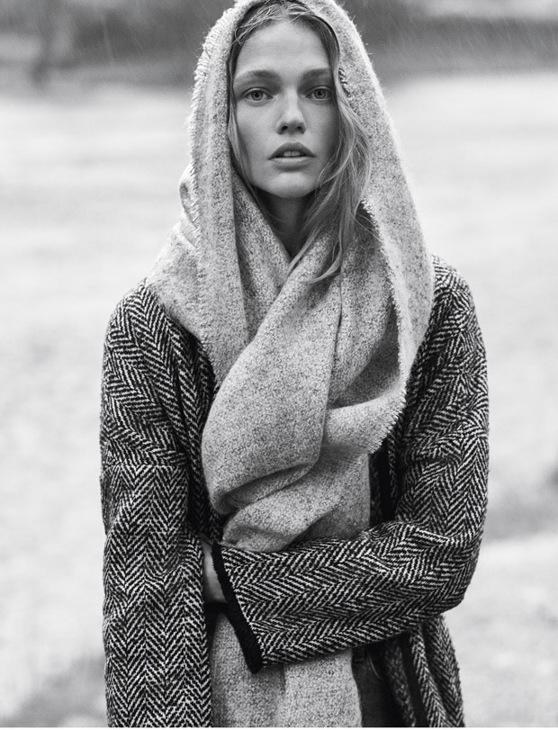 Sasha Pivovarova for Mango Fall Winter 2015