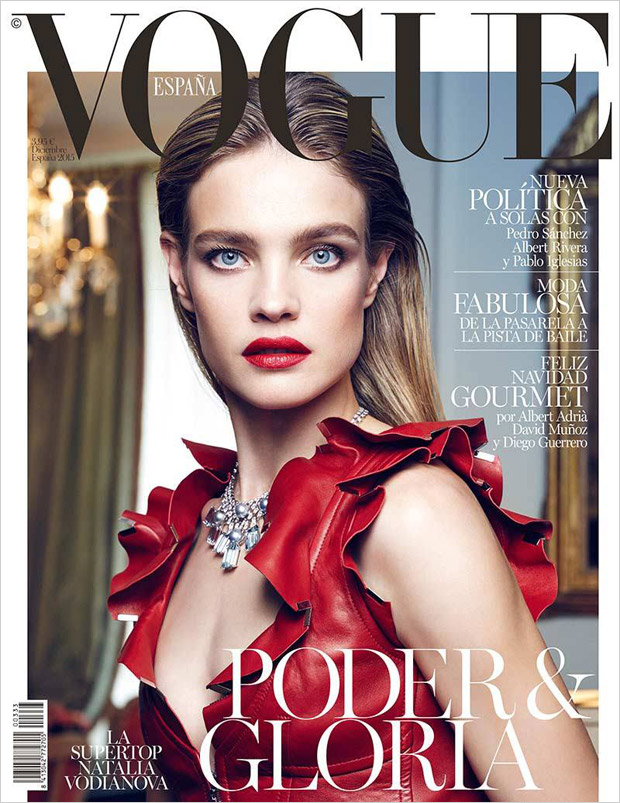 Natalia Vodianova Covers Vogue Spain December 2015