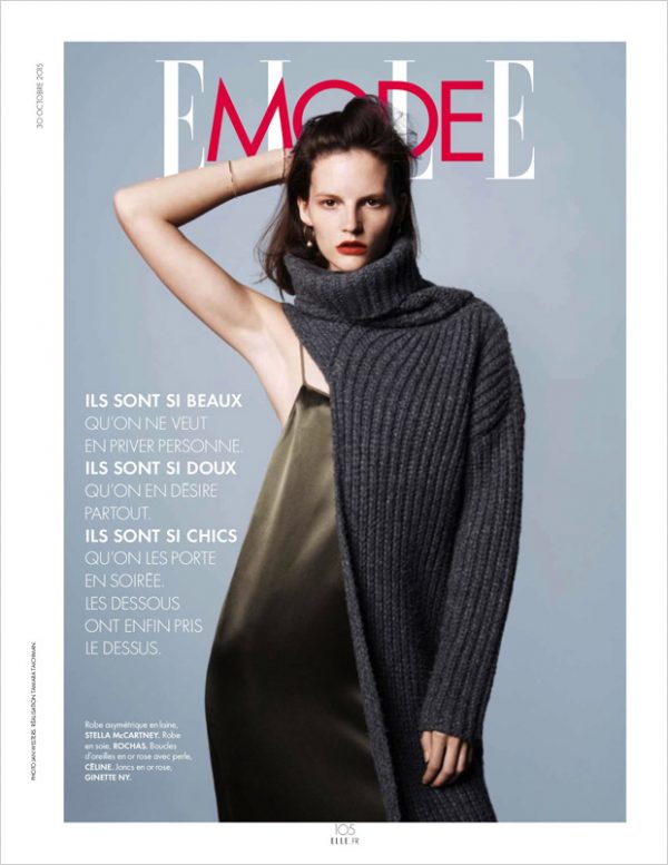 Sara Blomqvist In Fall Trends For ELLE France - Design Scene - Fashion ...