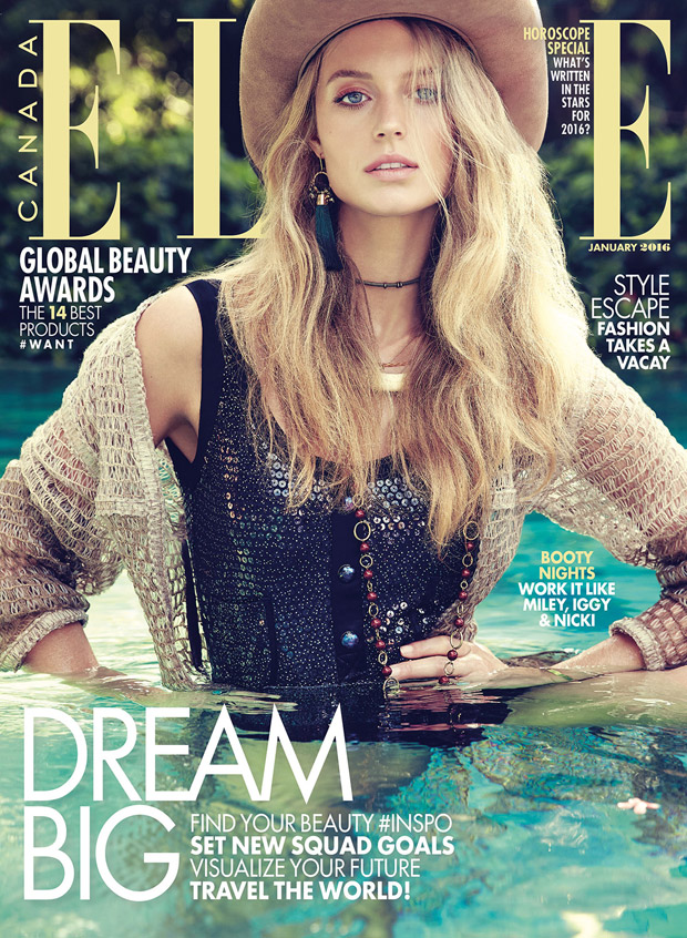 Kate Bock for Elle Canada by Max Abadian