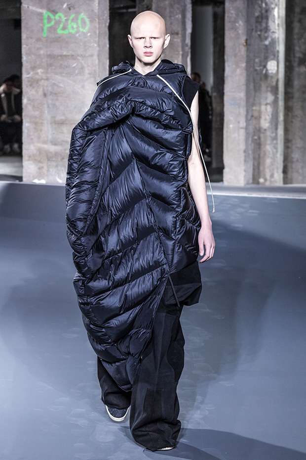 Pfw Rick Owens Menswear Fall Winter Collection Design Scene