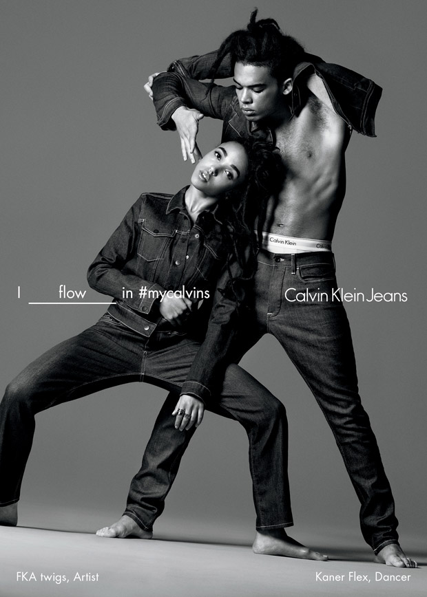 FKA twigs for Calvin Klein Jeans Spring Summer 2016