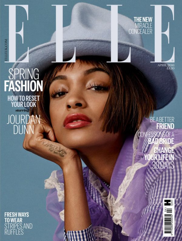 Jourdan Dunn for Elle UK by Bjarne Jonasson