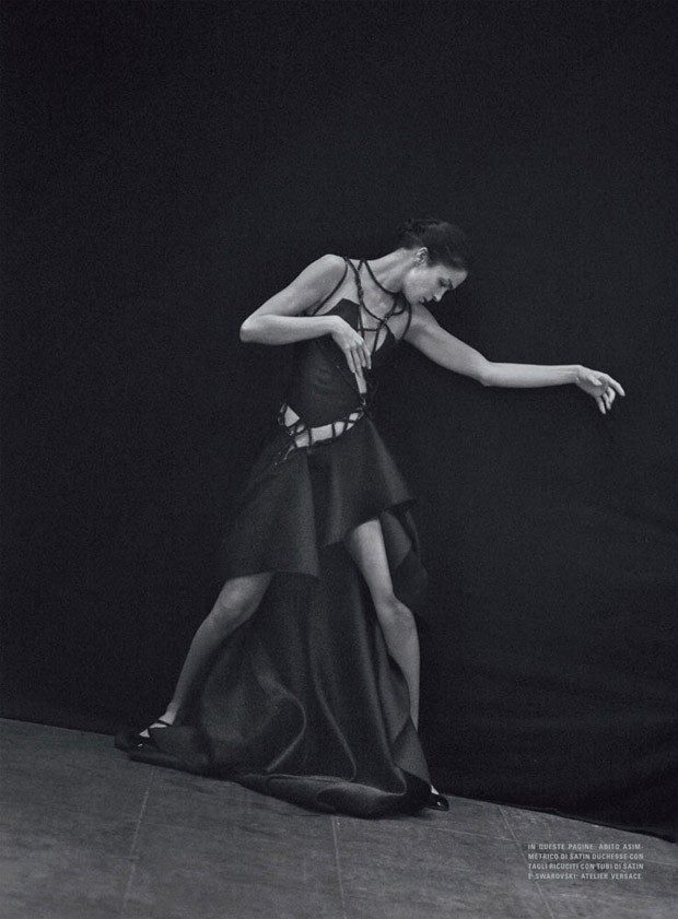 Mariacarla Boscono for Vogue Italia by Peter Lindbergh