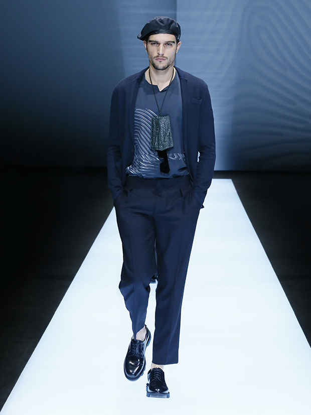 #MFW Emporio Armani SS17 Menswear Collection - Design Scene