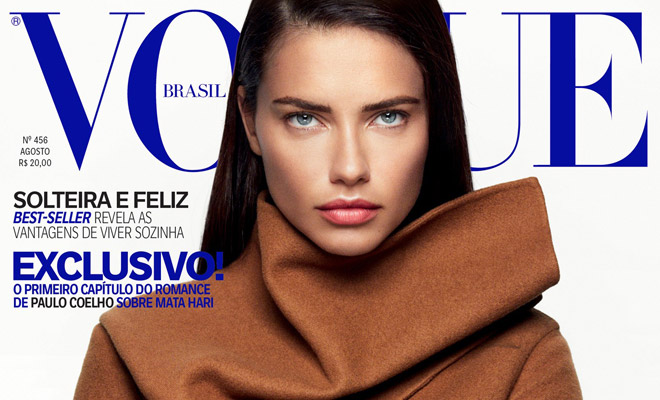 Adriana Lima in Vogue Brazil