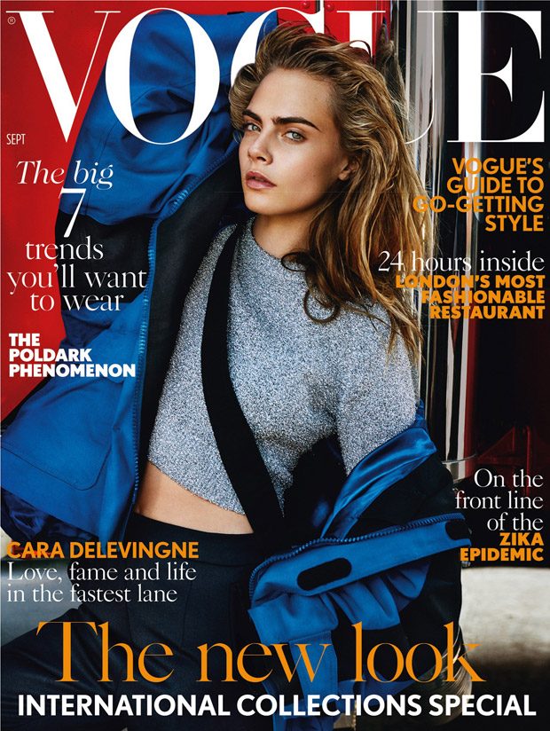 Cara Delevingne Covers British Vogue September 2016 Edition