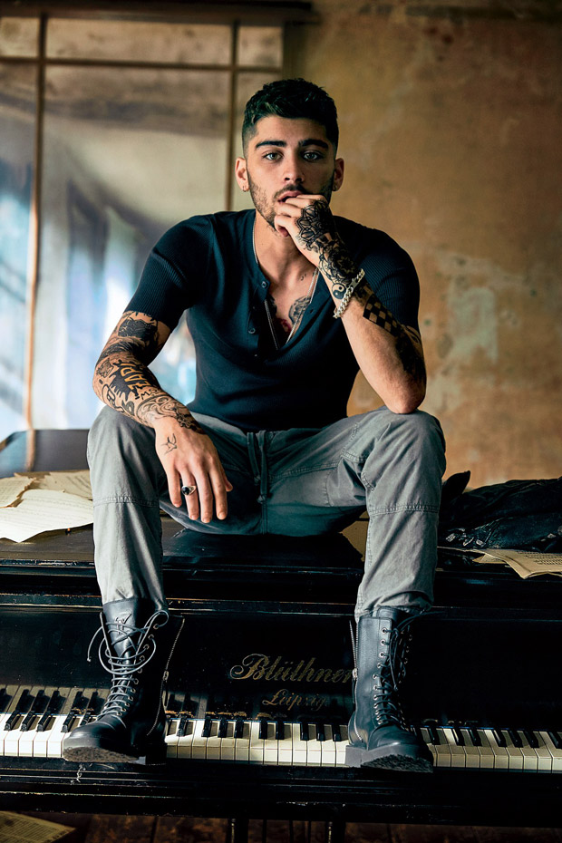 Former Member Of One Direction Zayn Malik Stars In Gq Style Magazine