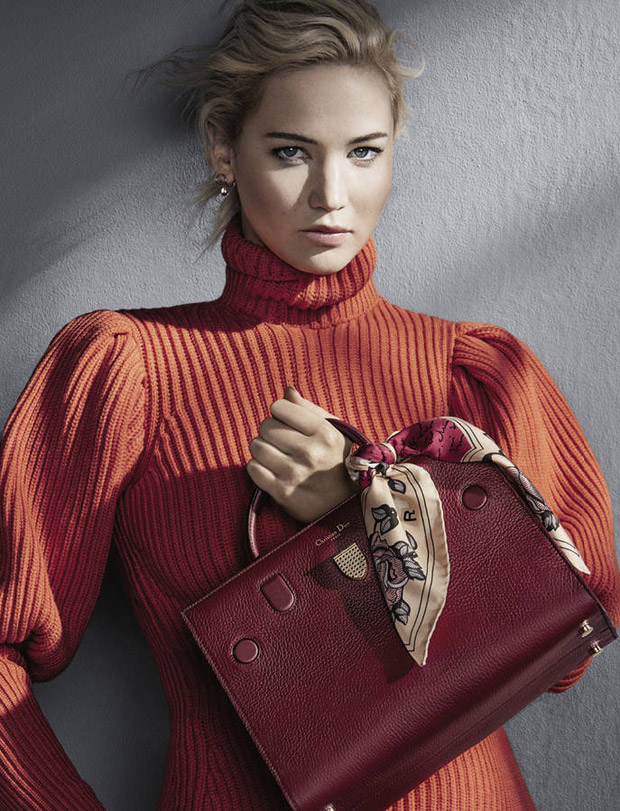 Jennifer Lawrence Stars in Dior Handbags Fall Winter 2016 Campaign