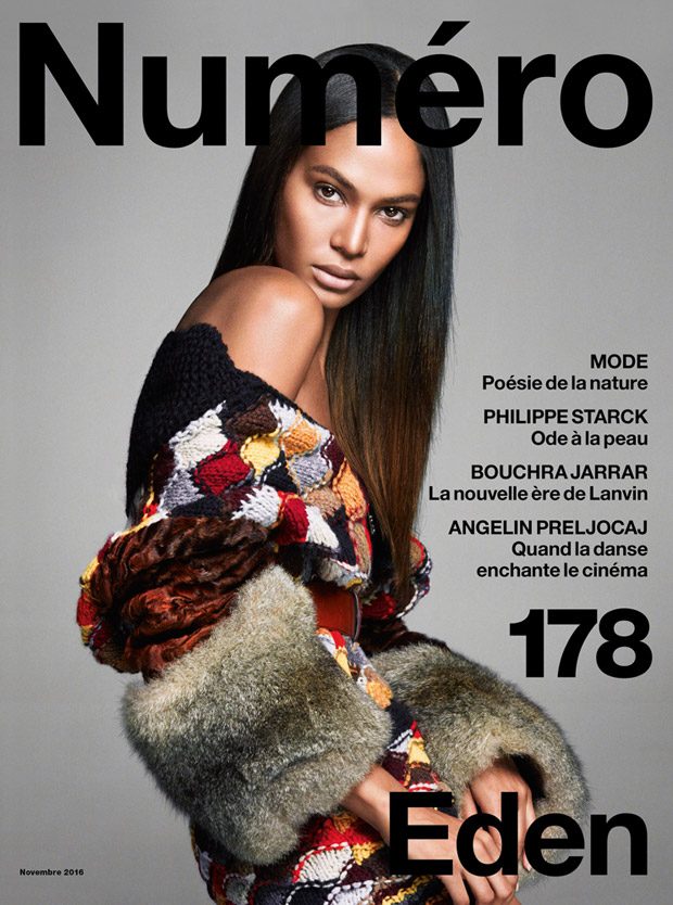 Supermodel Joan Smalls Covers Numero Magazine November 2016 Issue
