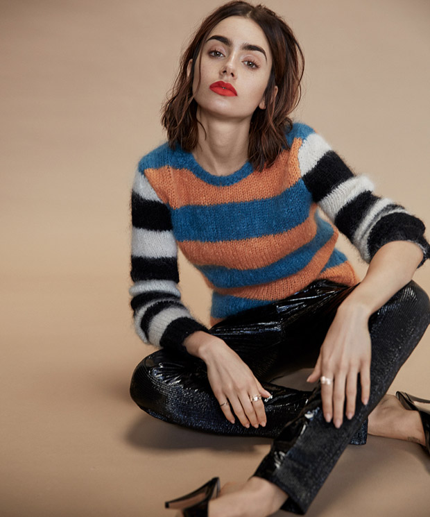 DuJour Magazine October 2016 Cover Story Starring Lily Collins