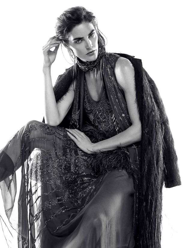 Supermodel Hilary Rhoda Dazzles for Iris Covet Book Cover Story