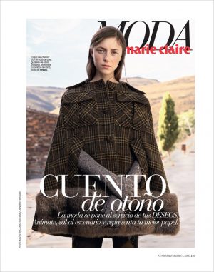 Julia Kuzka Models Fall Fashion for Marie Claire Spain November Issue