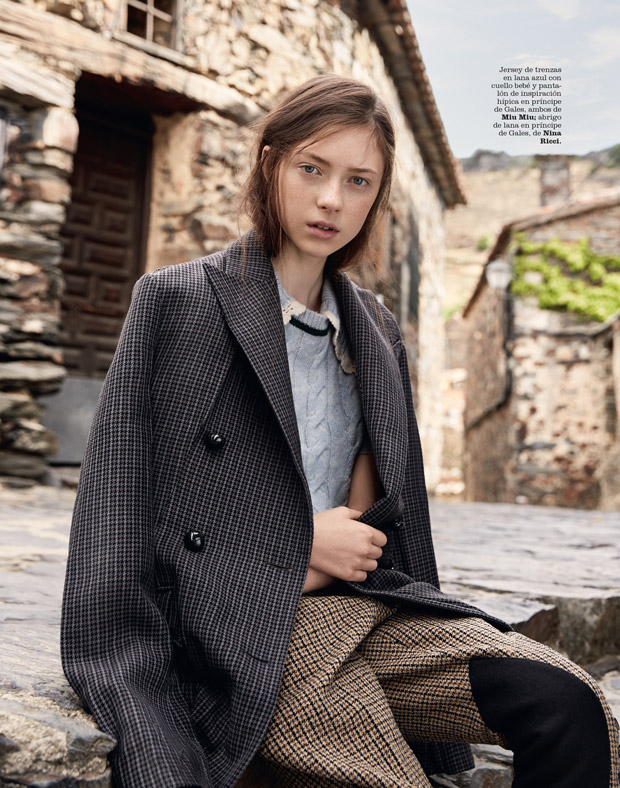 Julia Kuzka Models Fall Fashion for Marie Claire Spain November Issue