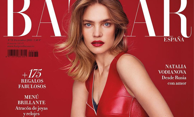 Natalia Vodianova Covers Vogue UK's 'Pop'-Themed December Issue; A