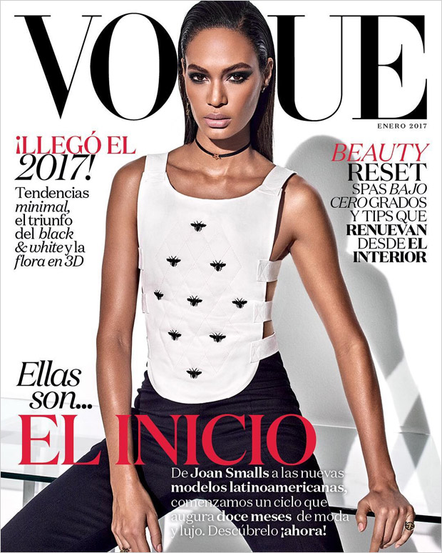 Joan Smalls & Mariana Zaragoza Cover Vogue Mexico January 2017 Issue