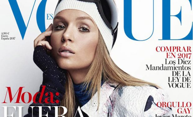 Josephine Skriver is the Cover Girl of Vogue Spain January 2017 Issue