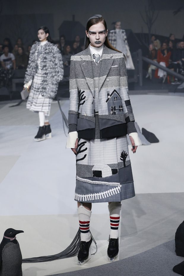 #NYFW THOM BROWNE Fall Winter 2017 Collection