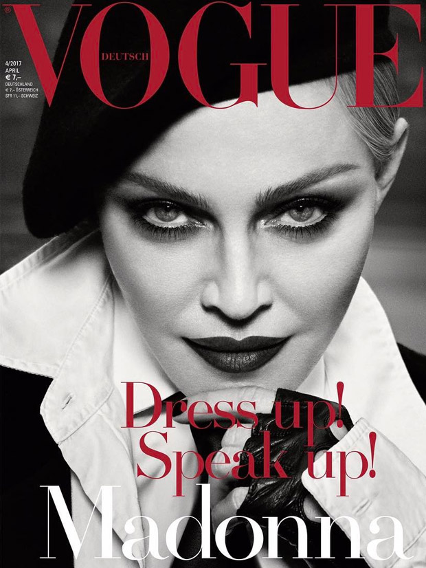 Pop Legend Madonna is the Cover Star of Vogue Germany April 2017 Issue