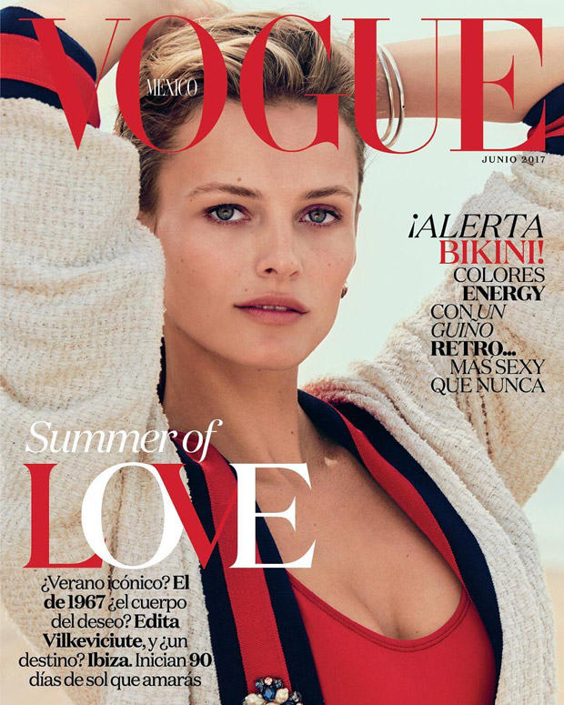 Edita Vilkeviciute & Lusiana Gonzalez Cover Vogue Mexico June 2017 Issue