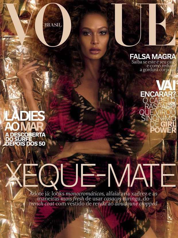 Supermodel Joan Smalls is the Cover Girl of Vogue Brazil June 2017 Issue