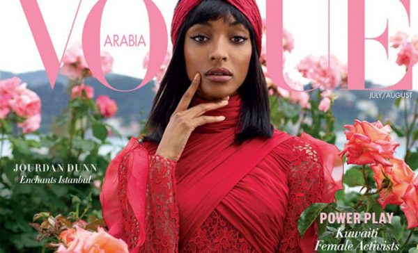 Jourdan Dunn Stars on the Cover of Vogue Arabia July August 2017 Issue